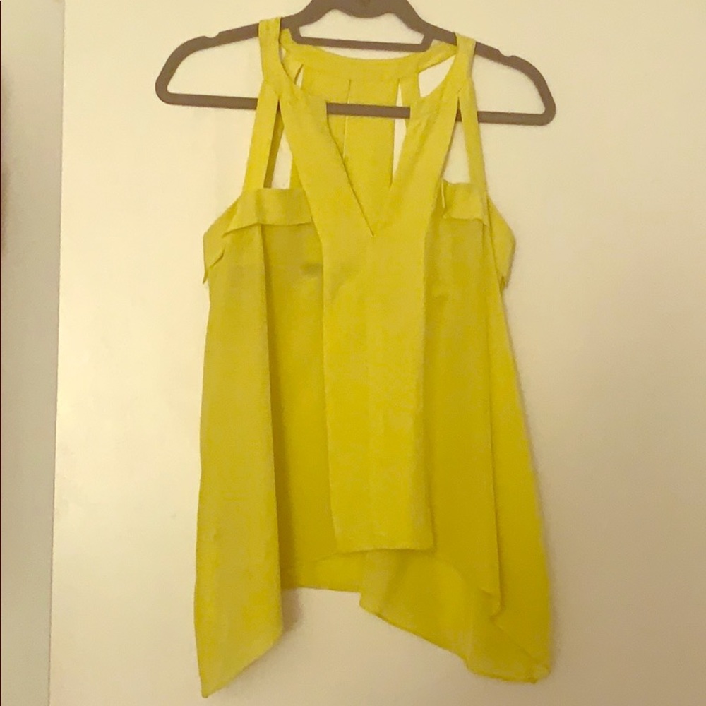 BCBG Maxaria Neon Yellow Tank
